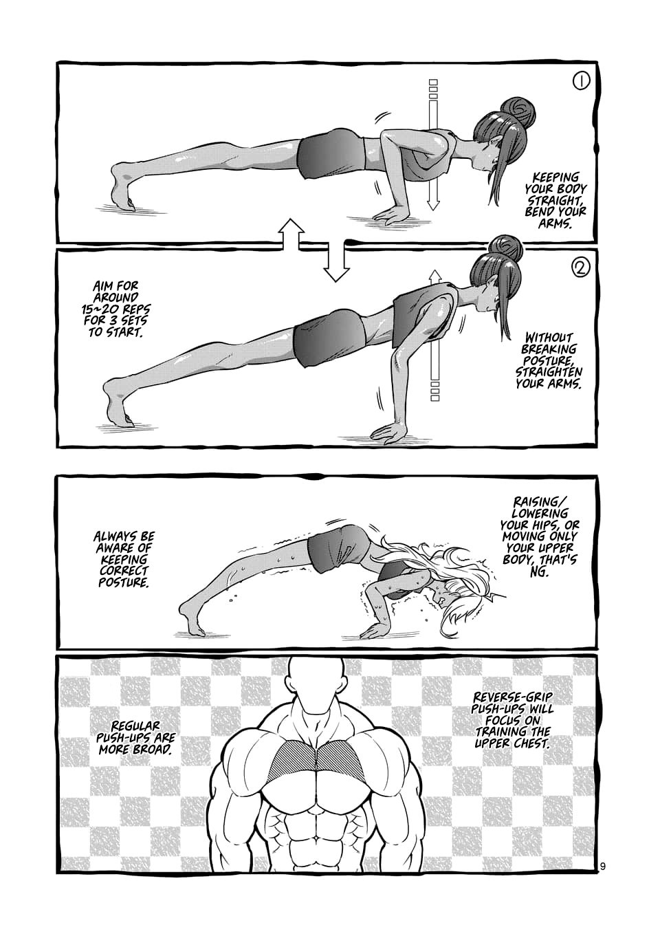 Danberu nan kiro moteru? Chapter 78 page 10 - Chapter 78: Reverse-Grip Push-Ups