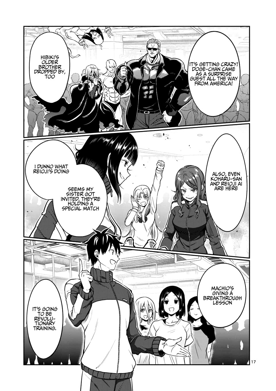 Danberu nan kiro moteru? Chapter 78 page 18 - Chapter 78: Reverse-Grip Push-Ups