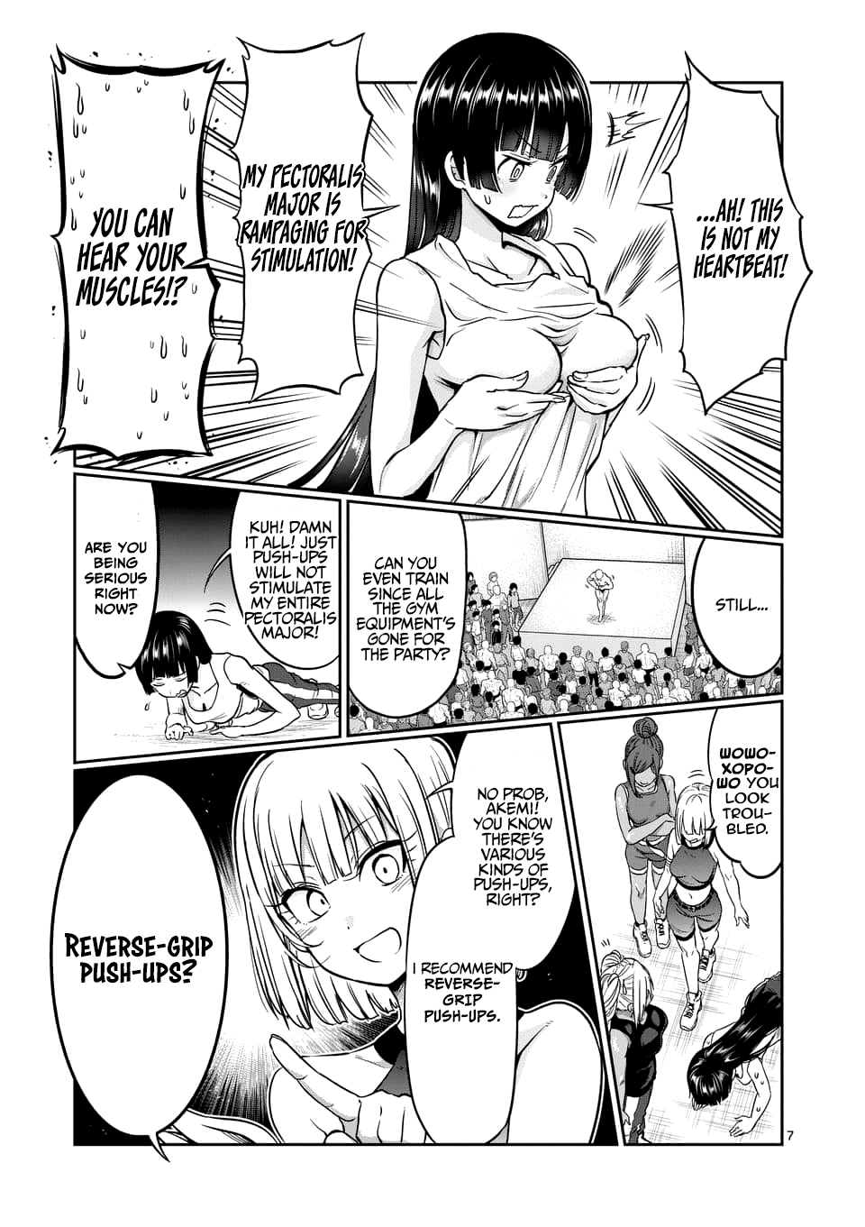 Danberu nan kiro moteru? Chapter 78 page 8 - Chapter 78: Reverse-Grip Push-Ups