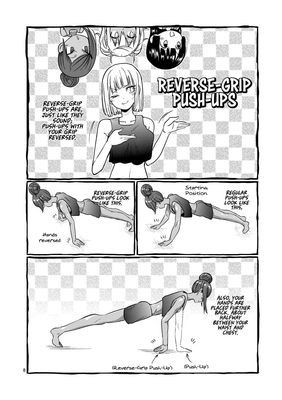 Danberu nan kiro moteru? Chapter 78 page 9 - Chapter 78: Reverse-Grip Push-Ups