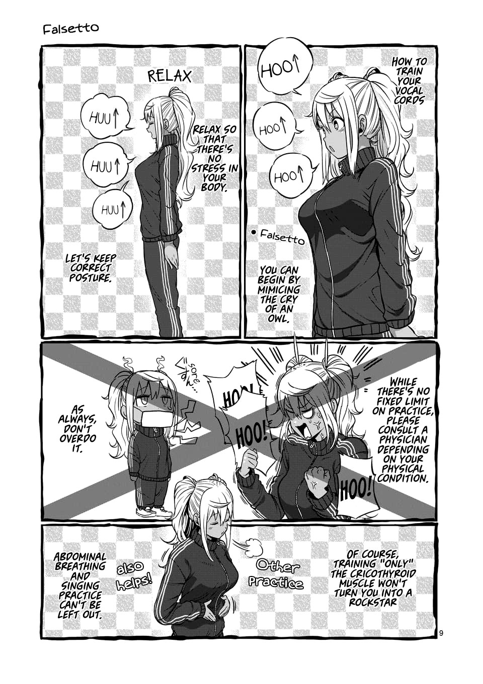 Danberu nan kiro moteru? Chapter 79 page 10 - Chapter 79: Vocal Training