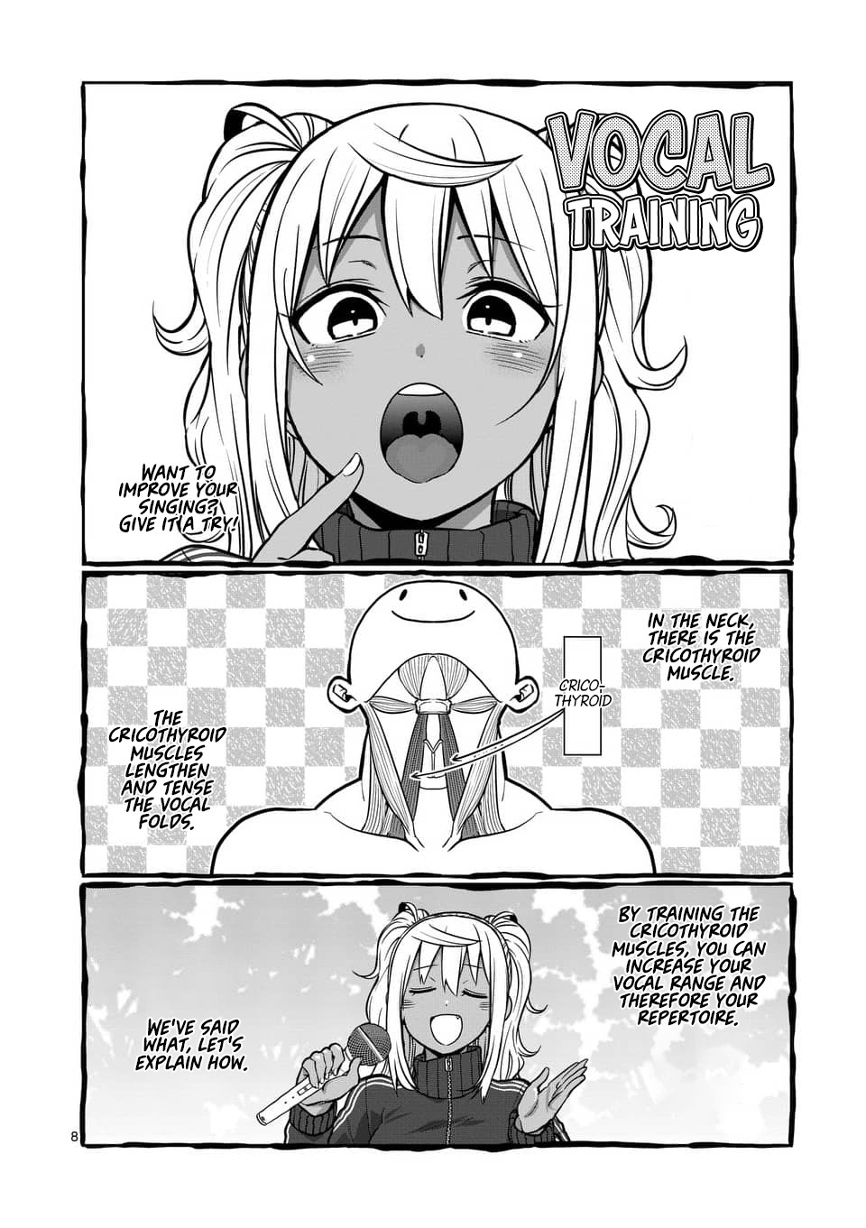 Danberu nan kiro moteru? Chapter 79 page 9 - Chapter 79: Vocal Training