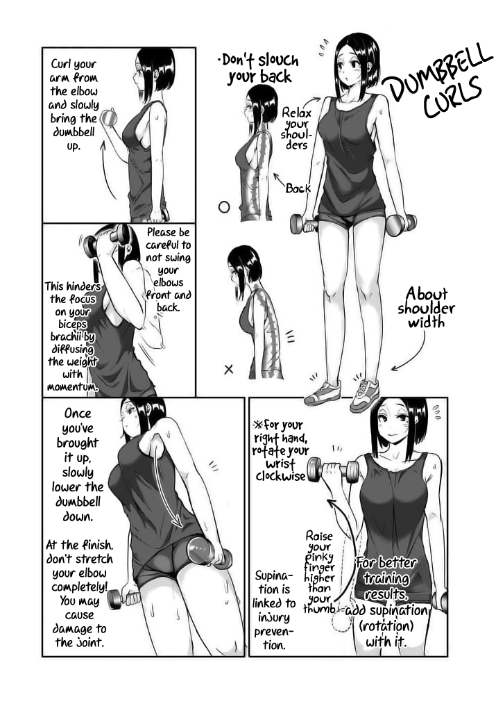 Danberu nan kiro moteru? Chapter 8 page 11 - Chapter 8: Dumbbell Curl