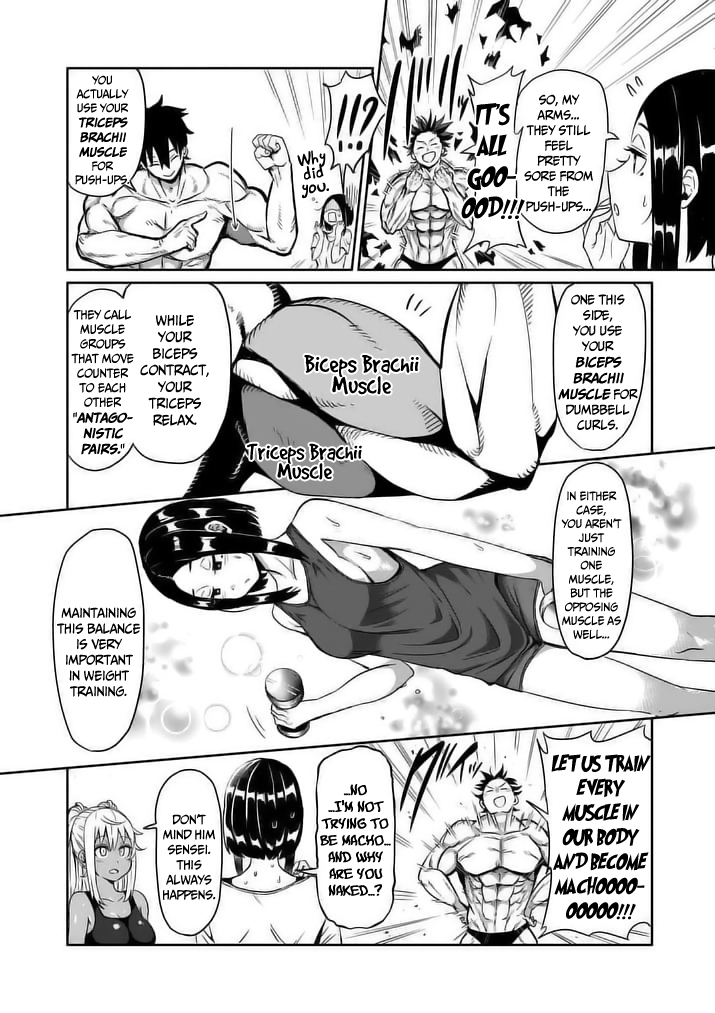 Danberu nan kiro moteru? Chapter 8 page 12 - Chapter 8: Dumbbell Curl