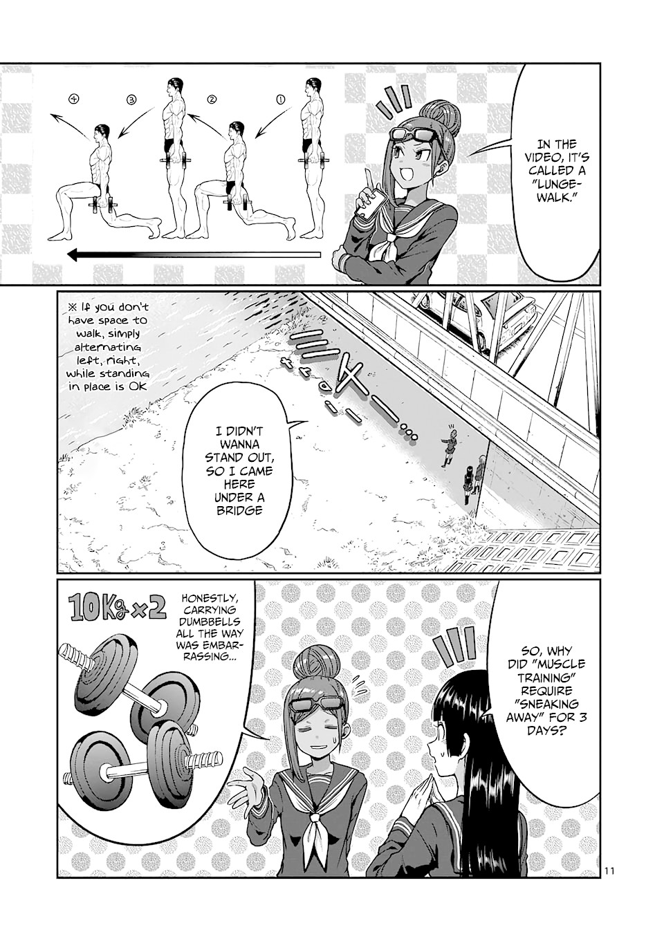 Danberu nan kiro moteru? Chapter 84 page 12 - Chapter 84: Lunges