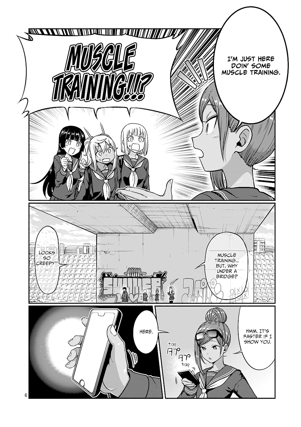 Danberu nan kiro moteru? Chapter 84 page 7 - Chapter 84: Lunges