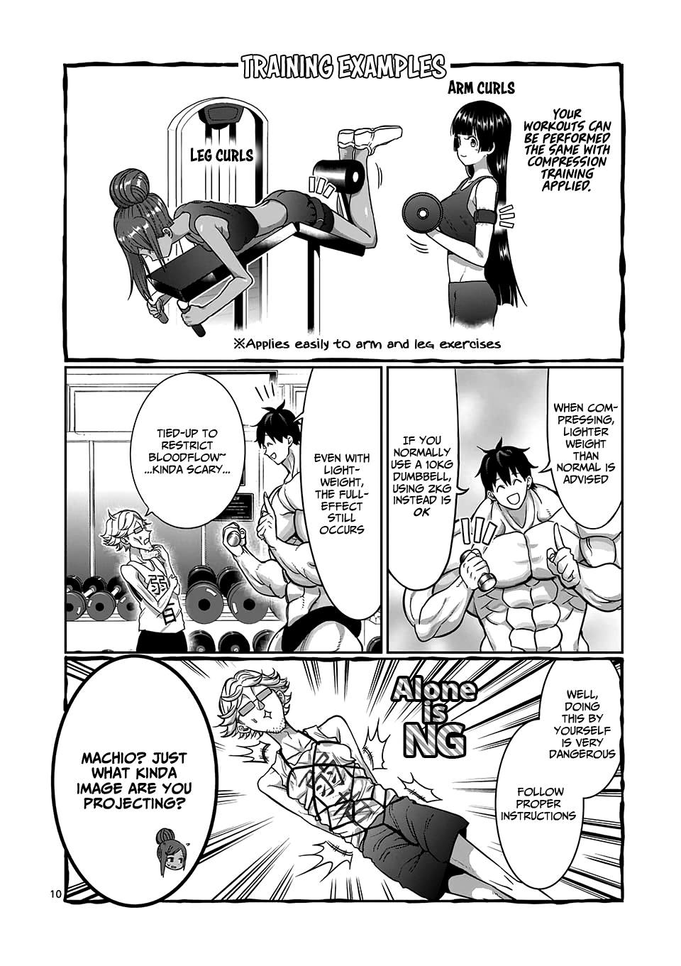 Danberu nan kiro moteru? Chapter 85 page 11 - Chapter 85: Compression Training