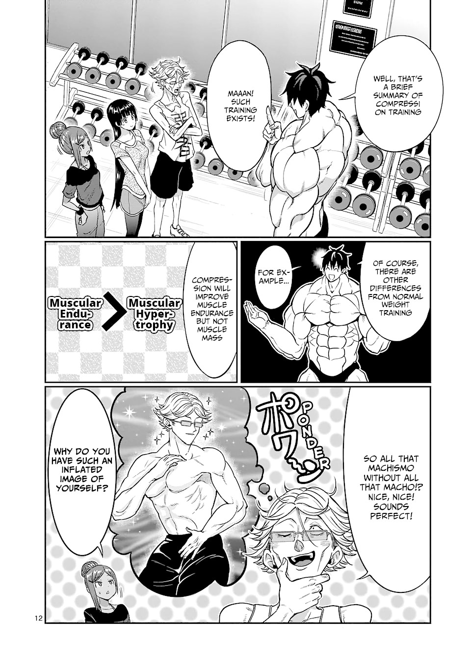 Danberu nan kiro moteru? Chapter 85 page 13 - Chapter 85: Compression Training