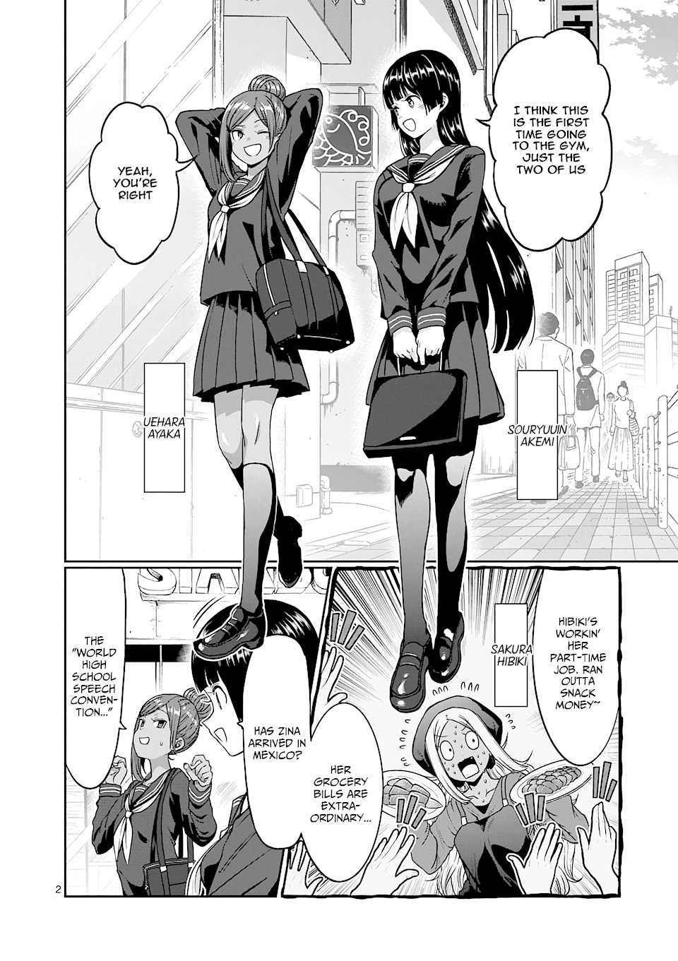 Danberu nan kiro moteru? Chapter 85 page 3 - Chapter 85: Compression Training