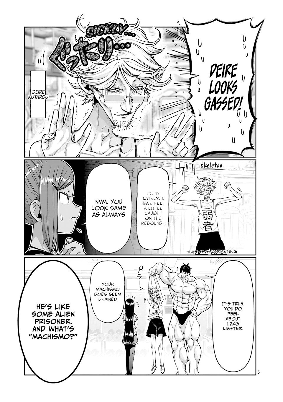 Danberu nan kiro moteru? Chapter 85 page 6 - Chapter 85: Compression Training