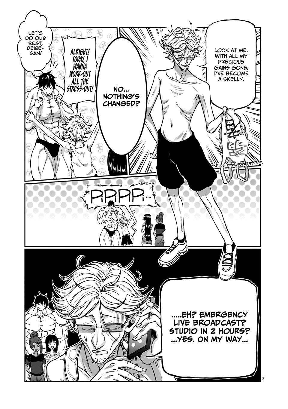 Danberu nan kiro moteru? Chapter 85 page 8 - Chapter 85: Compression Training