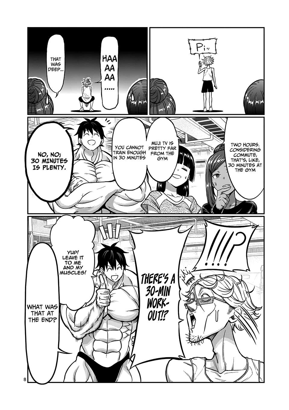 Danberu nan kiro moteru? Chapter 85 page 9 - Chapter 85: Compression Training