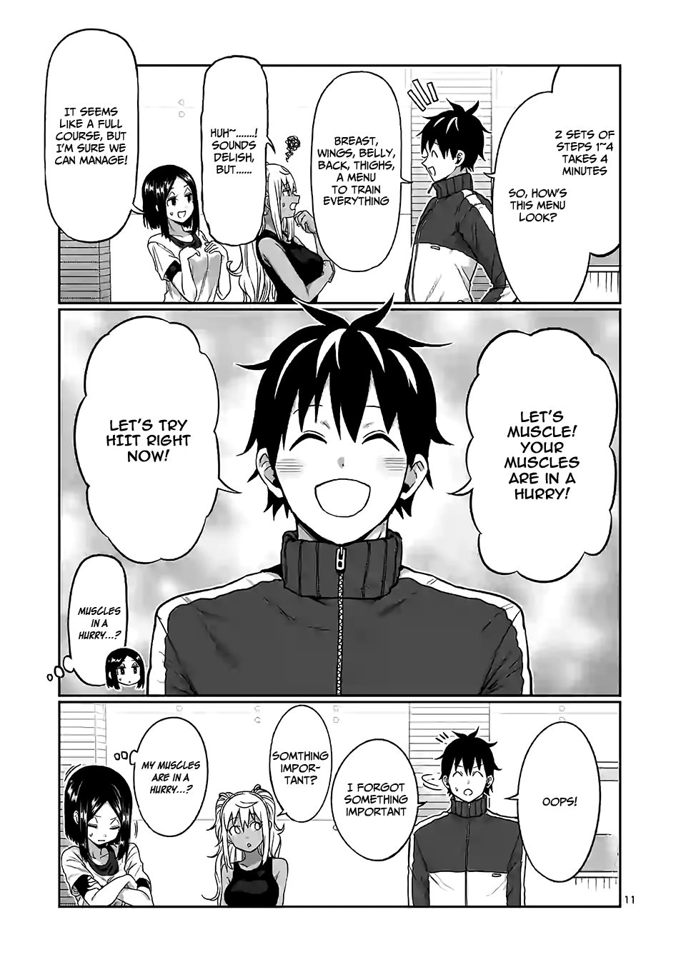 Danberu nan kiro moteru? Chapter 87 page 12 - Chapter 87: HIIT