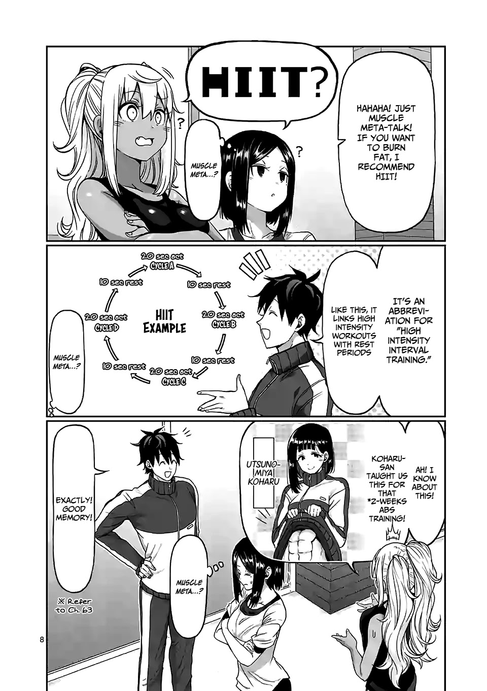 Danberu nan kiro moteru? Chapter 87 page 9 - Chapter 87: HIIT