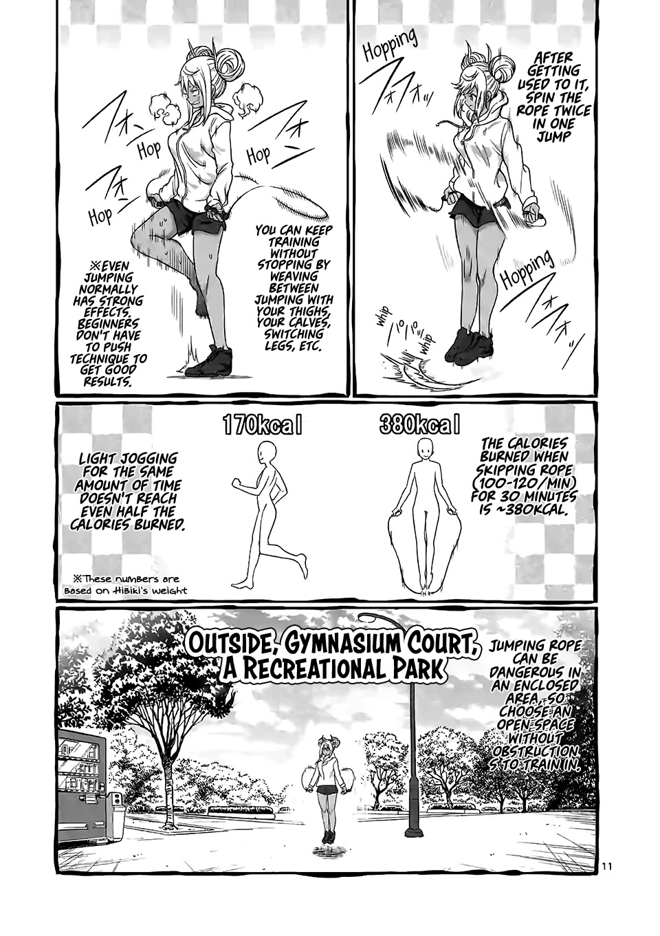 Danberu nan kiro moteru? Chapter 89 page 12 - Chapter 89: Jump Rope