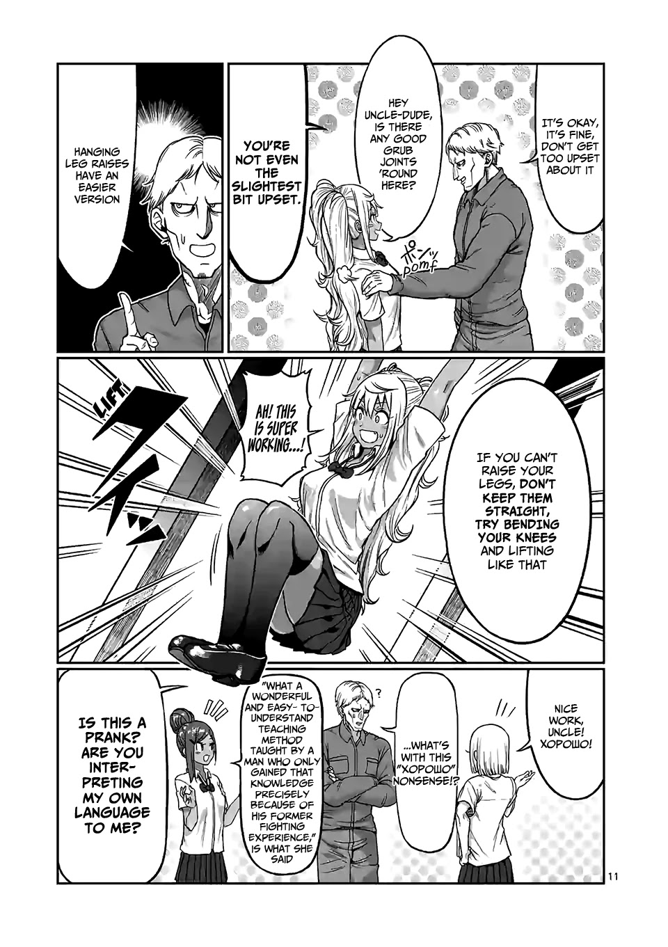 Danberu nan kiro moteru? Chapter 90 page 12 - Chapter 90: Hanging Leg Raises