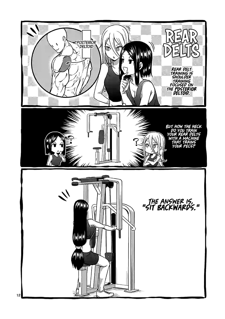 Danberu nan kiro moteru? Chapter 93 page 13 - Chapter 93: Chest Flys & Rear Delts
