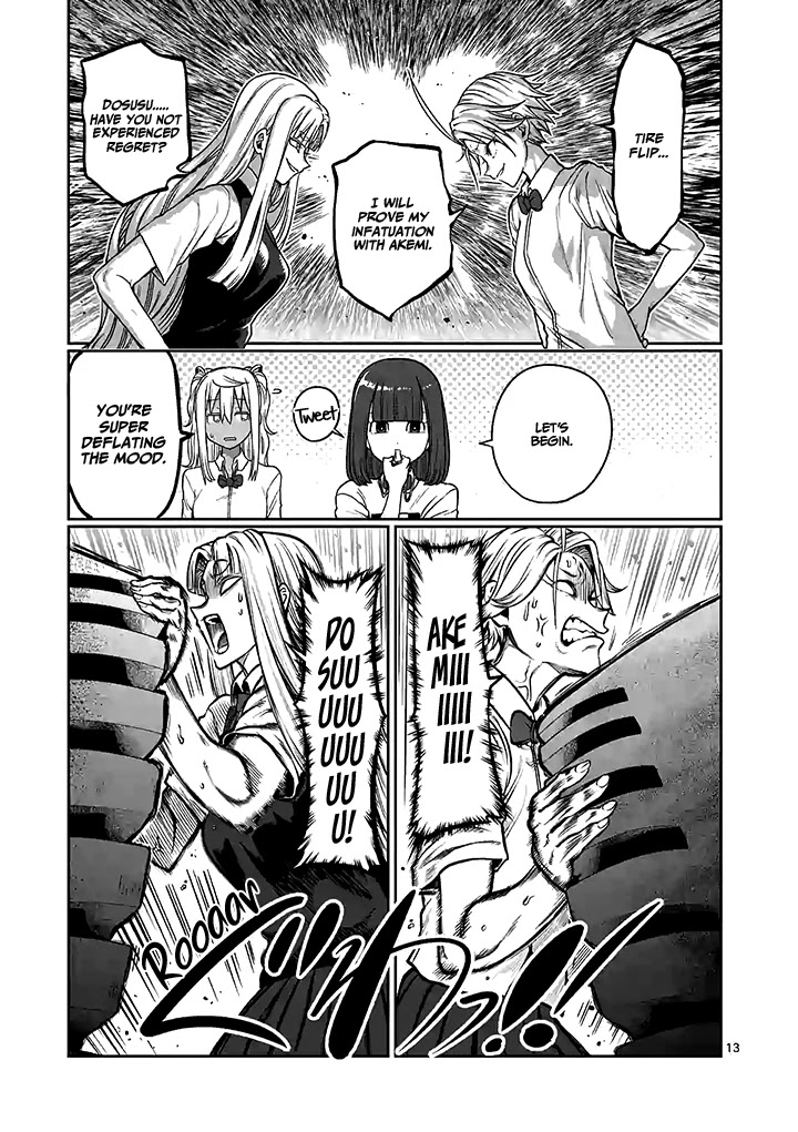 Danberu nan kiro moteru? Chapter 94 page 14 - Chapter 94: Tire Flip