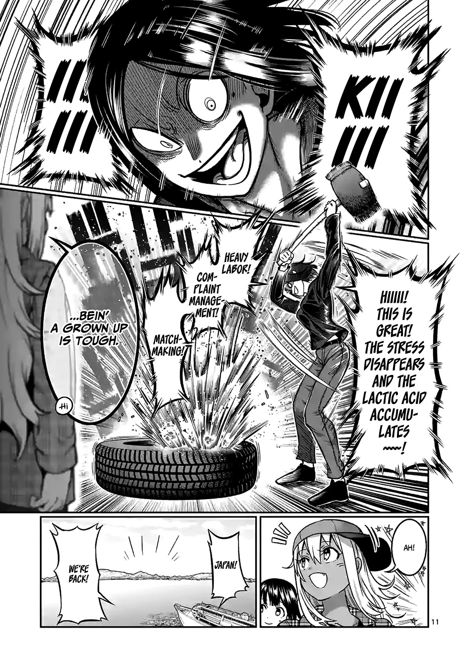 Danberu nan kiro moteru? Chapter 99 page 12 - Chapter 99: Hammer Training