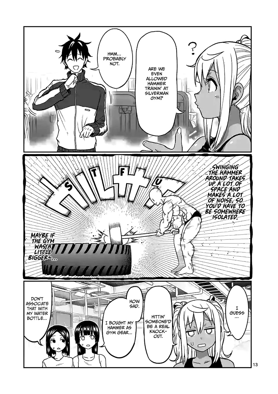 Danberu nan kiro moteru? Chapter 99 page 14 - Chapter 99: Hammer Training