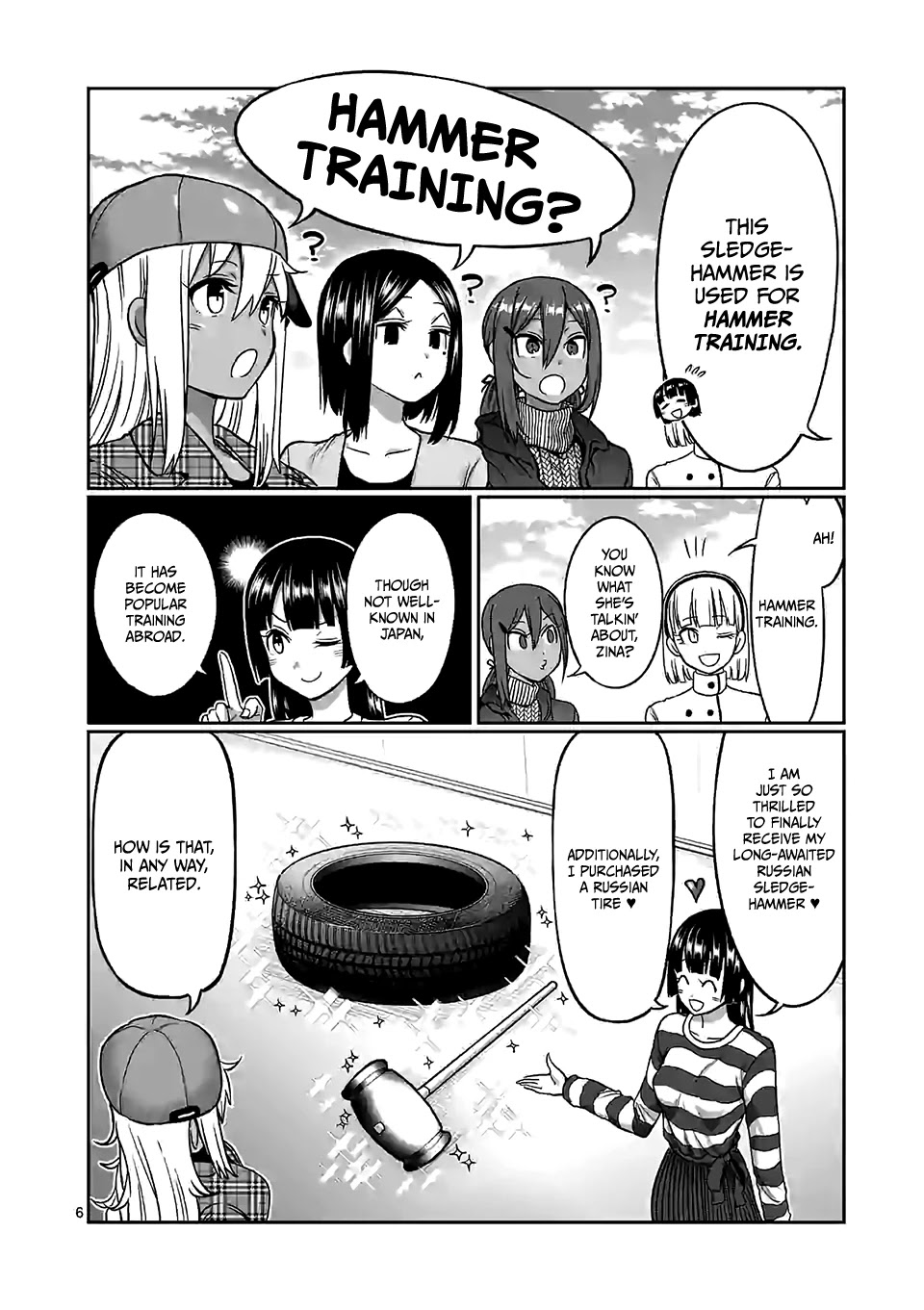 Danberu nan kiro moteru? Chapter 99 page 7 - Chapter 99: Hammer Training
