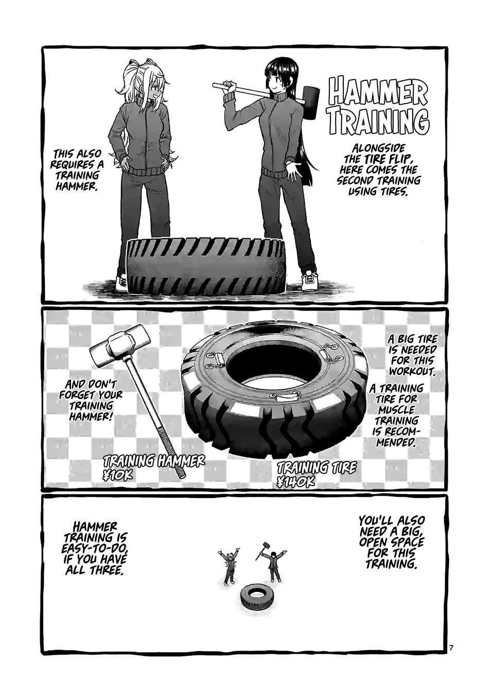 Danberu nan kiro moteru? Chapter 99 page 8 - Chapter 99: Hammer Training