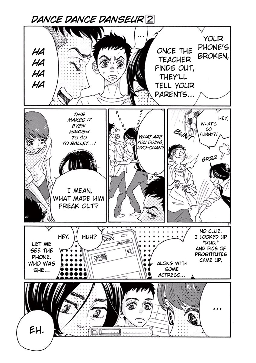 Dance Dance Danseur Chapter 11 page 17 - Chapter 11