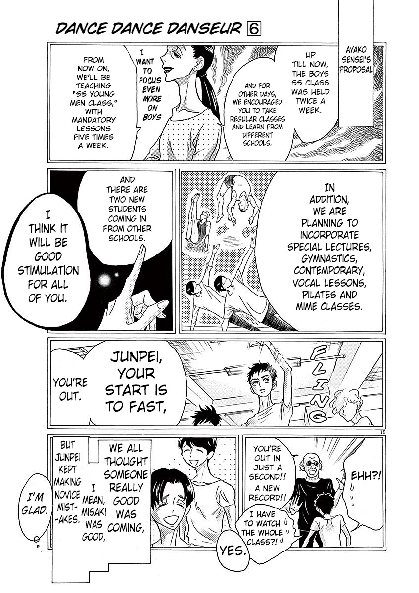 Dance Dance Danseur Chapter 53 page 15 - Chapter 53