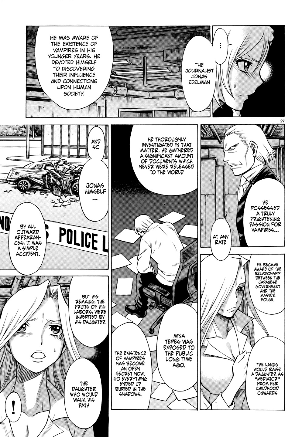 Dance in the Vampire Bund - Sledge Hammer no Tsuioku Chapter 10 page 27 - Chapter 10: Hard Boiled