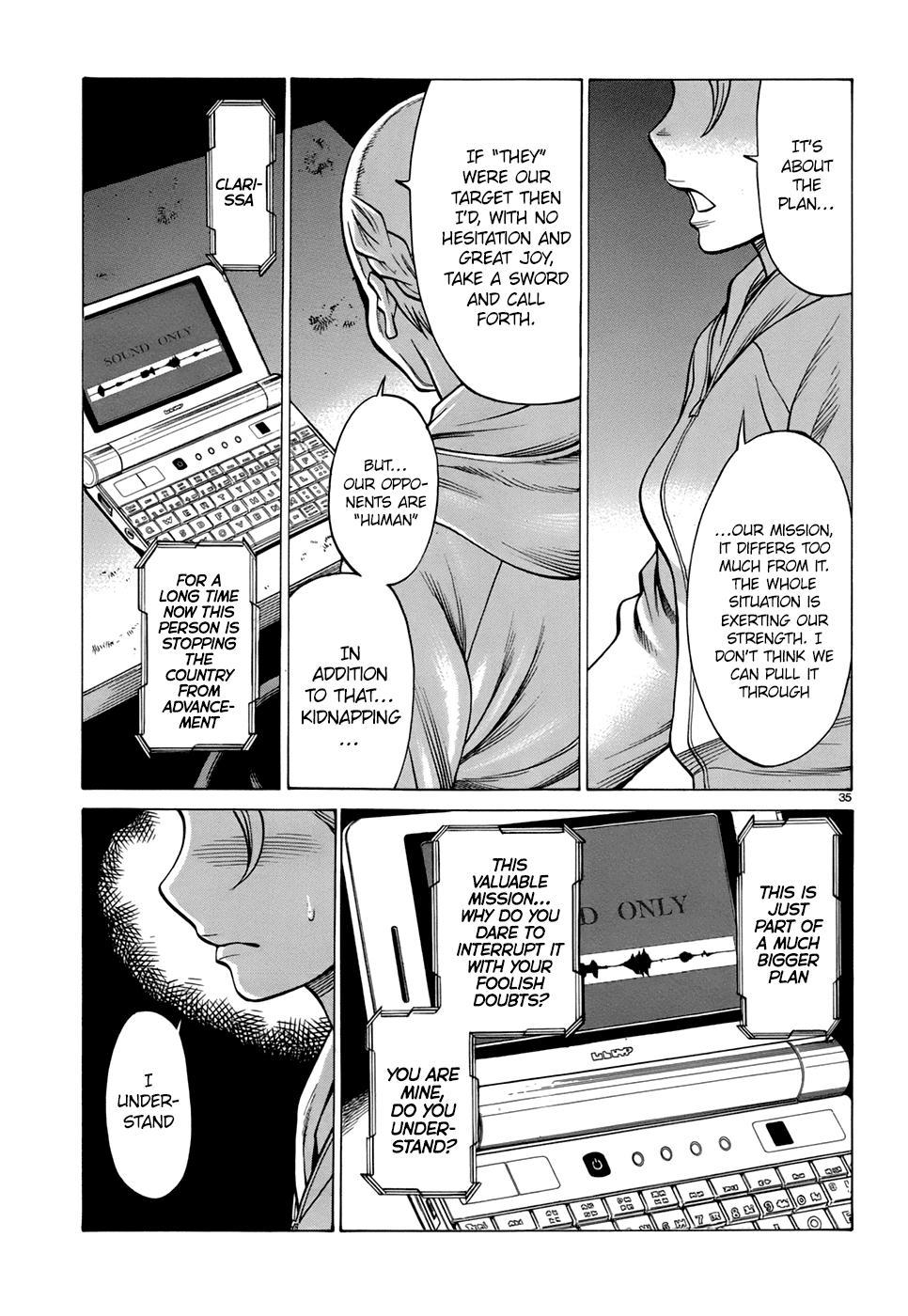 Dance in the Vampire Bund - Sledge Hammer no Tsuioku Chapter 3 page 35 - Chapter 3: The Man of the Mirage