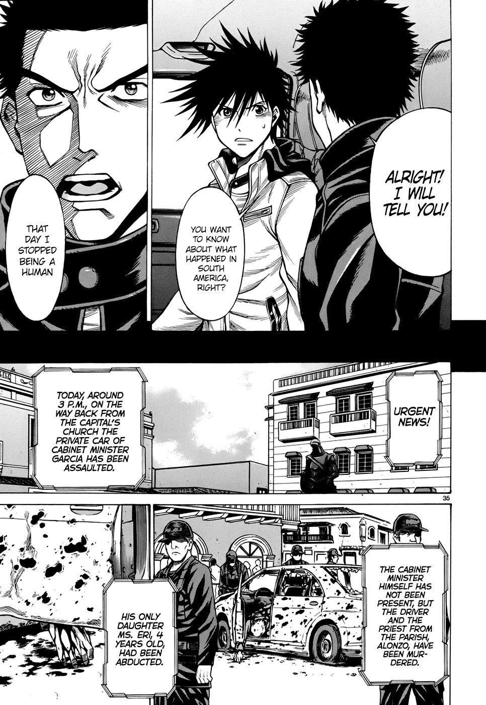 Dance in the Vampire Bund - Sledge Hammer no Tsuioku Chapter 4 page 35 - Chapter 4: The Man of Continual Change