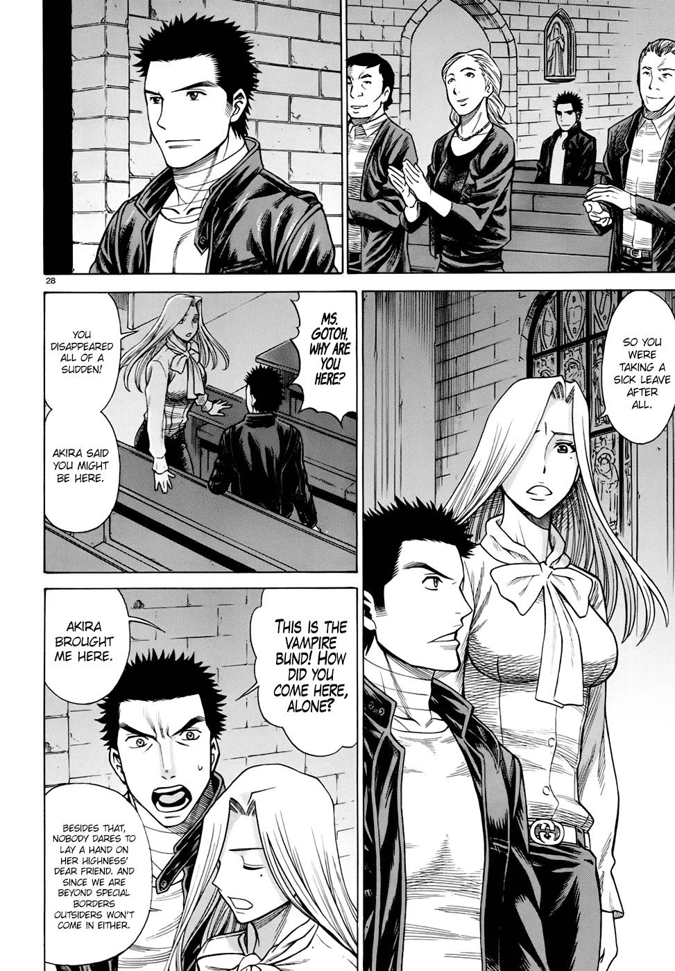 Dance in the Vampire Bund - Sledge Hammer no Tsuioku Chapter 6 page 28 - Chapter 6: The man covered in scars and bruises