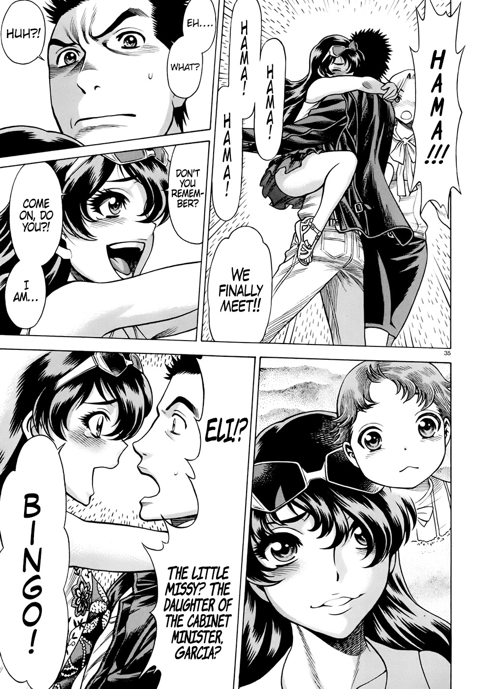 Dance in the Vampire Bund - Sledge Hammer no Tsuioku Chapter 6 page 35 - Chapter 6: The man covered in scars and bruises