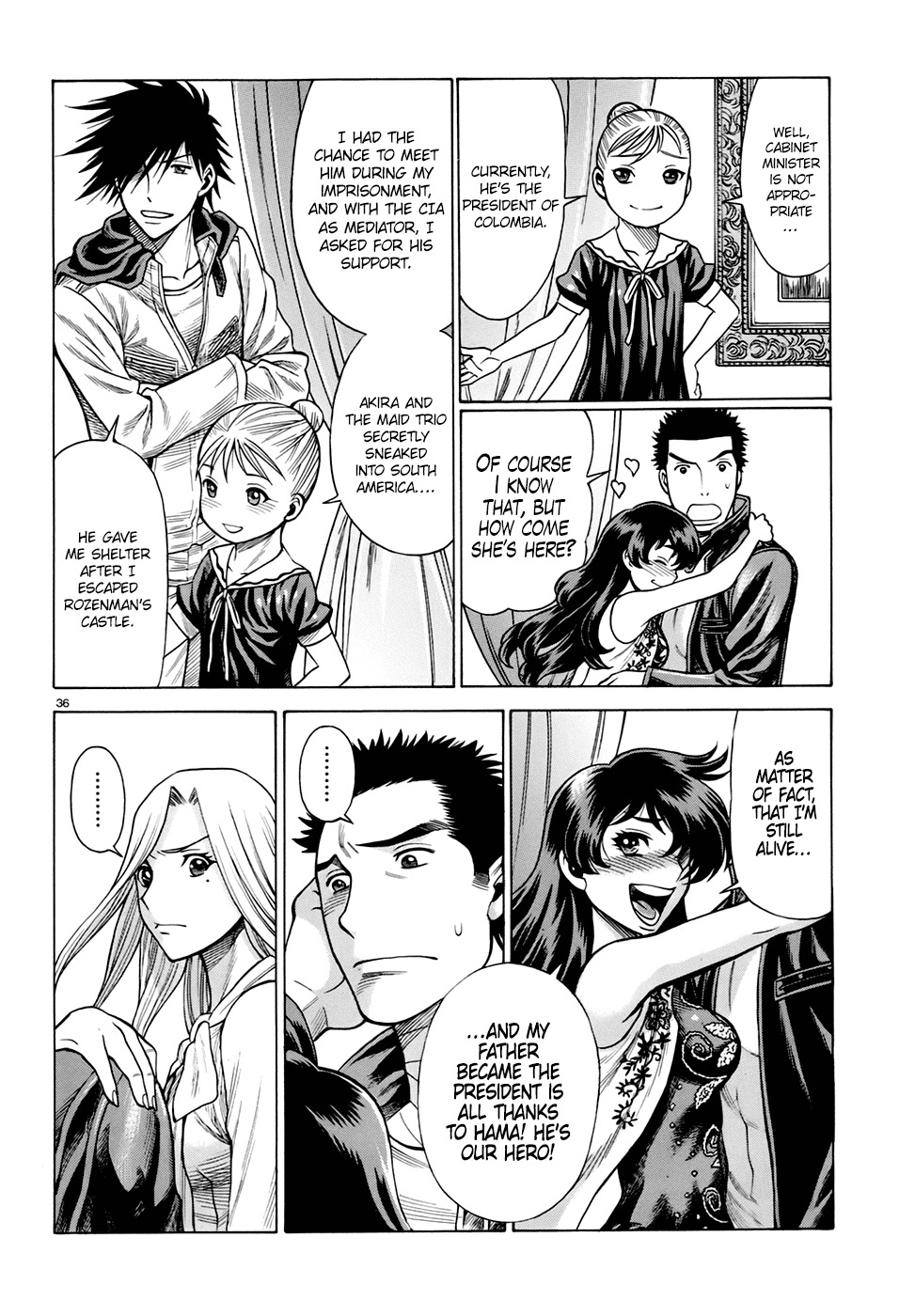 Dance in the Vampire Bund - Sledge Hammer no Tsuioku Chapter 6 page 36 - Chapter 6: The man covered in scars and bruises