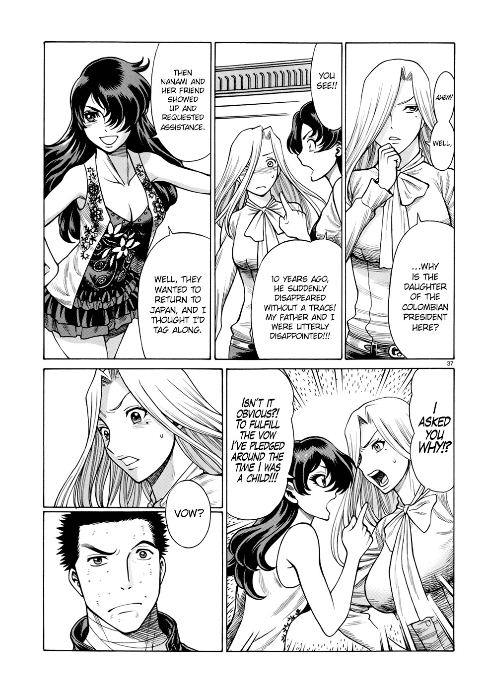 Dance in the Vampire Bund - Sledge Hammer no Tsuioku Chapter 6 page 37 - Chapter 6: The man covered in scars and bruises