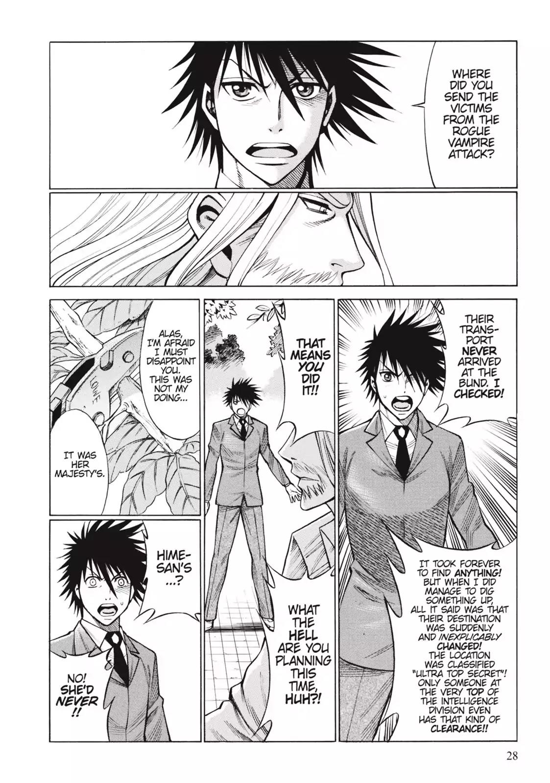 Dance in the Vampire Bund Chapter 60 page 28 - Chapter 60: Torturous Ties