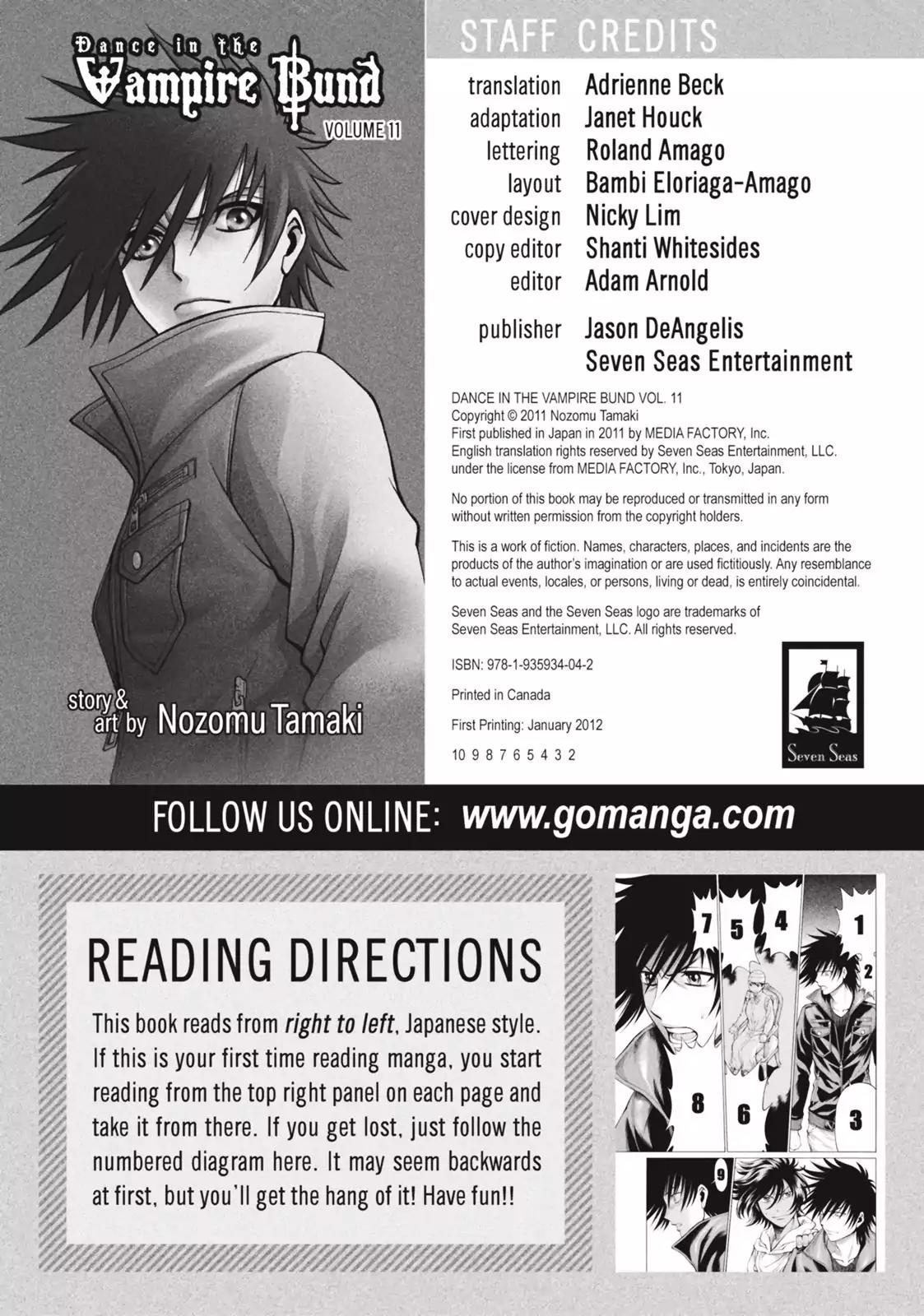 Dance in the Vampire Bund Chapter 64.6 page 5 - Vol.11 Appendix 12: Dance with the Vampire Maid