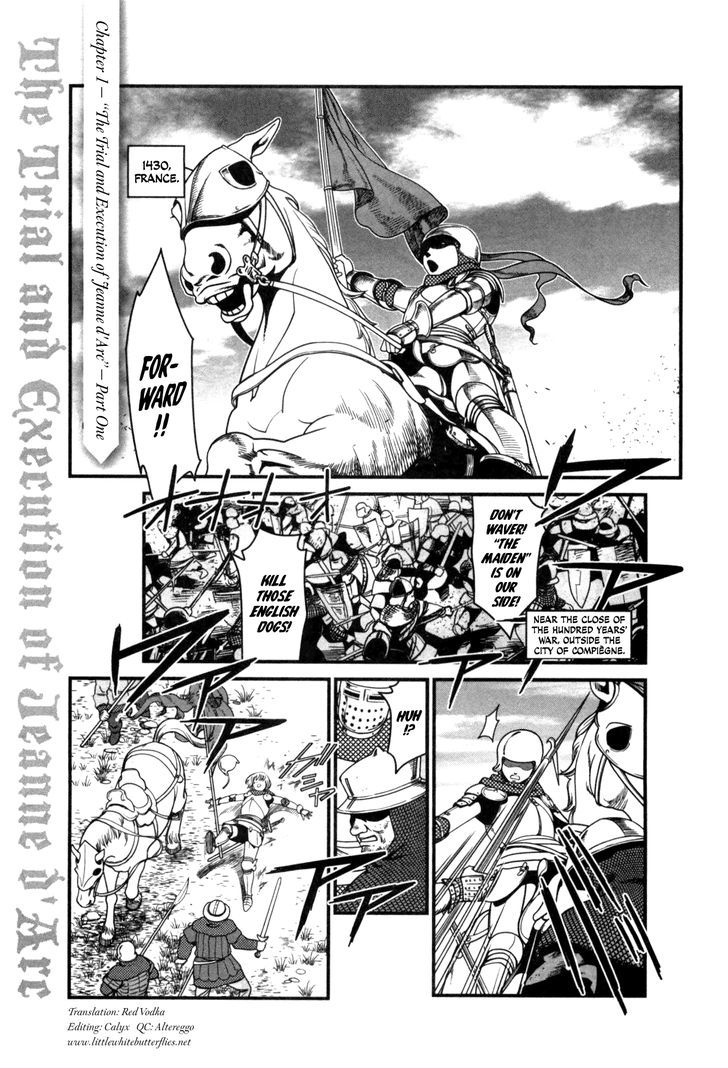 Dance Macabre - Seiyou Ankoku Shoushi Chapter 1 page 5 - Chapter 1 : The Trial and Execution of Jeanne d'Arc - Part One