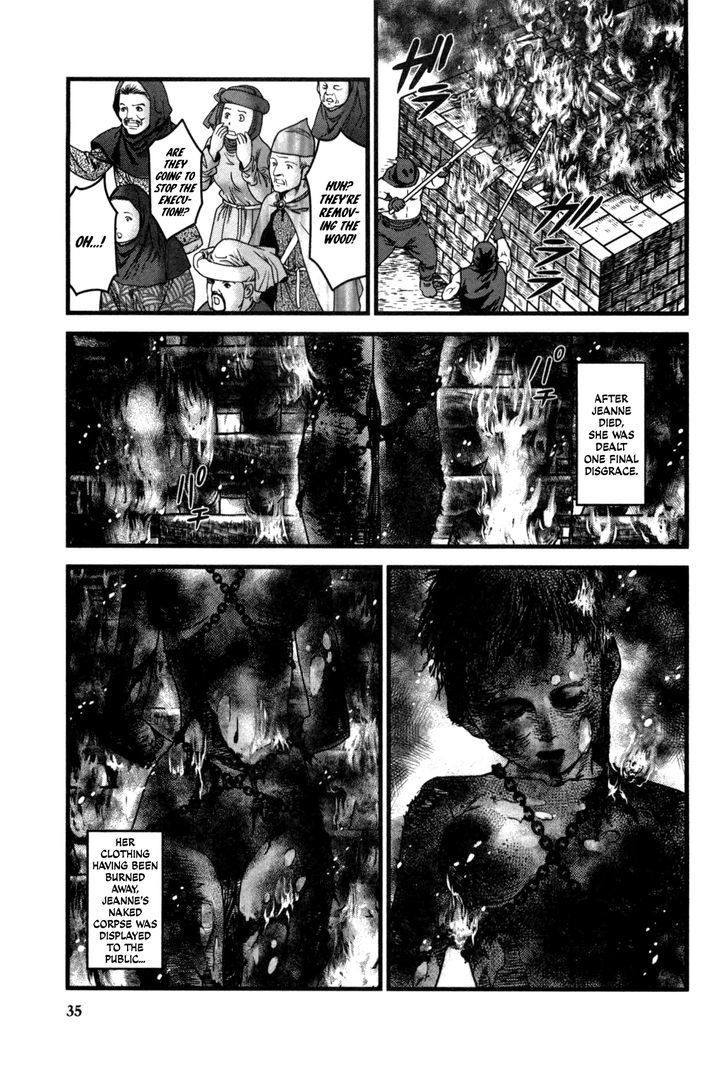 Dance Macabre - Seiyou Ankoku Shoushi Chapter 2 page 17 - Chapter 2 : The Trial and Execution of Jeanne d'Arc - Part Two