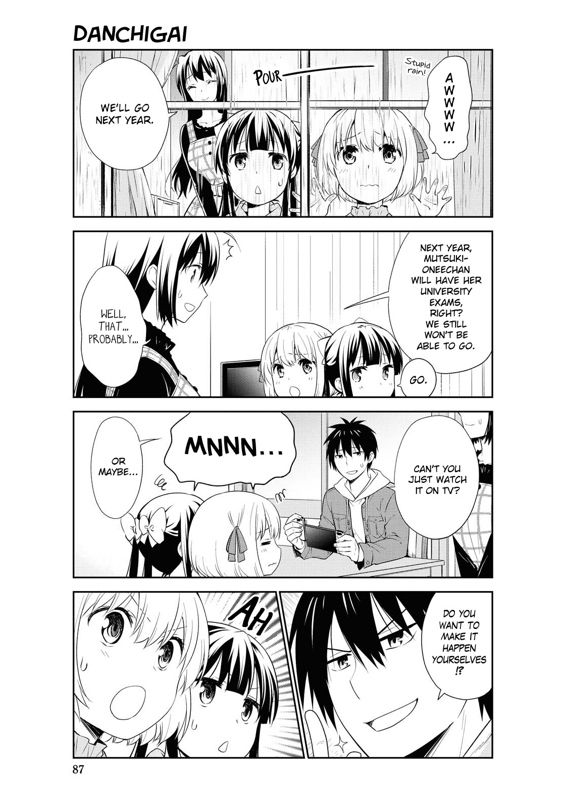 Danchigai Chapter 109 page 3 - Chapter 109