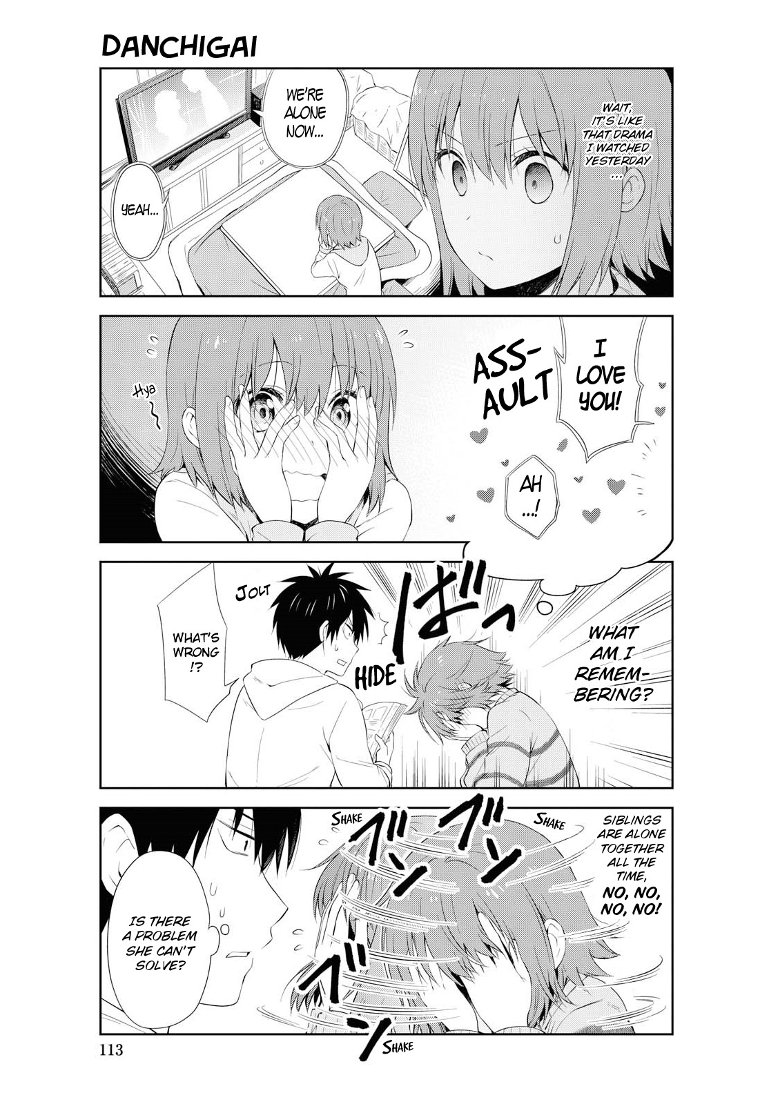 Danchigai Chapter 99 page 3 - Chapter 99