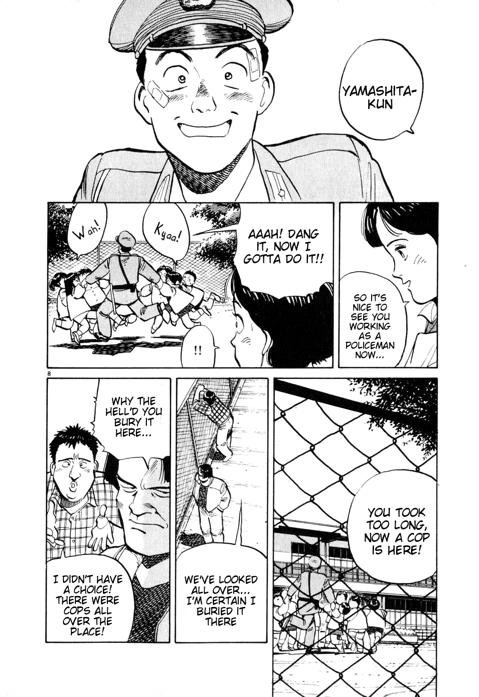 Dancing Policeman Chapter 6 page 8 - Chapter 6: Flying Policeman