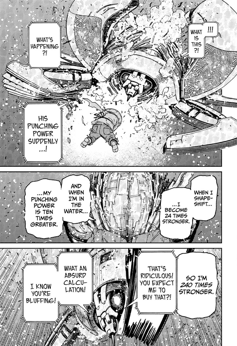 Dandadan Chapter 109 page 15 - Chapter 109: Mantis Shrimp's Calculation