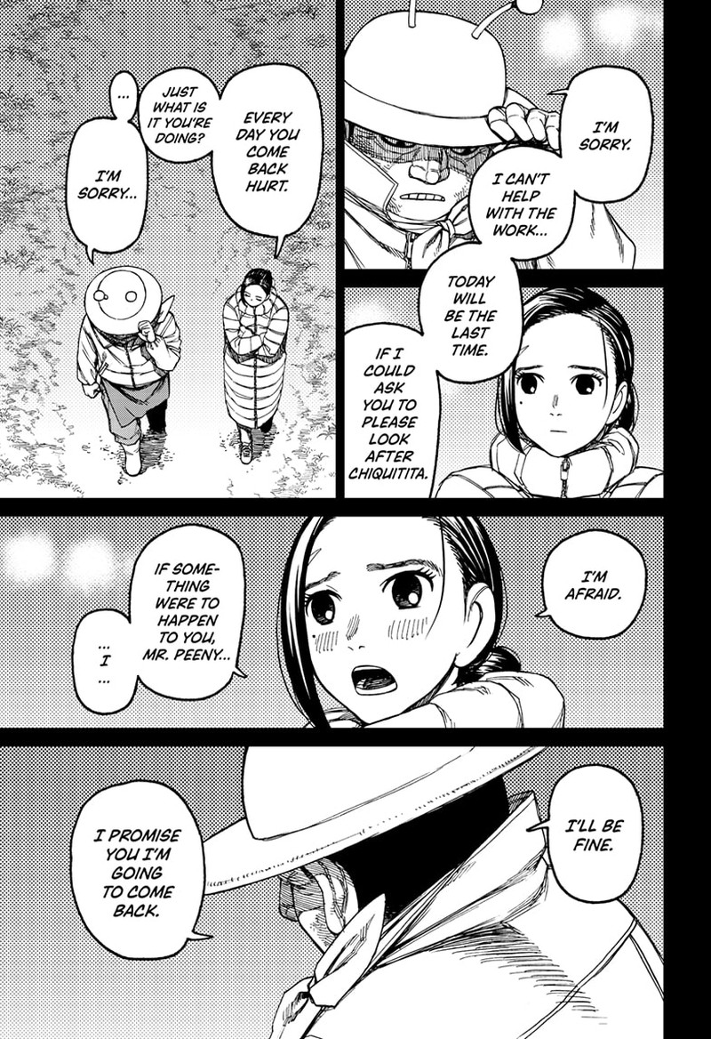 Dandadan Chapter 109 page 5 - Chapter 109: Mantis Shrimp's Calculation