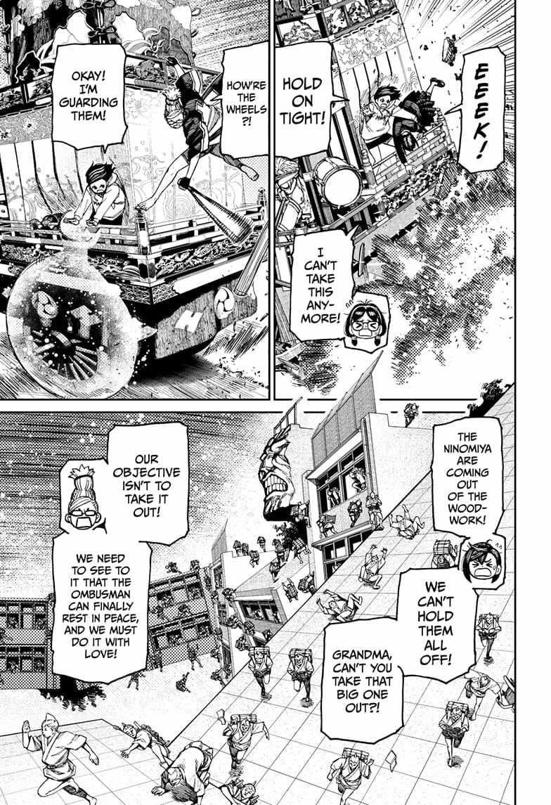 Dandadan Chapter 126 page 11 - Chapter 126: It's a Parade Float. It's a Festival. It's Ninomiya