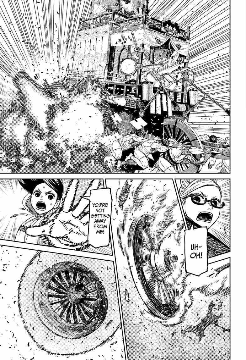 Dandadan Chapter 126 page 17 - Chapter 126: It's a Parade Float. It's a Festival. It's Ninomiya