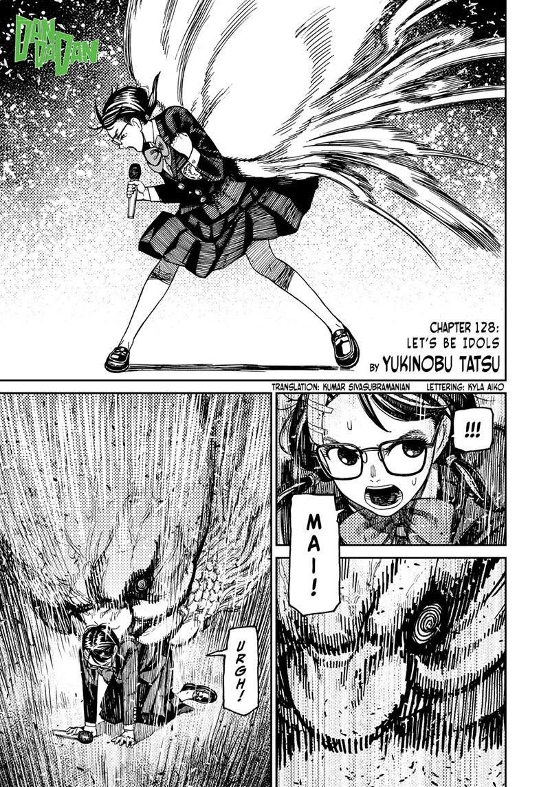 Dandadan Chapter 128 page 1 - Chapter 128: Let's Be Idols