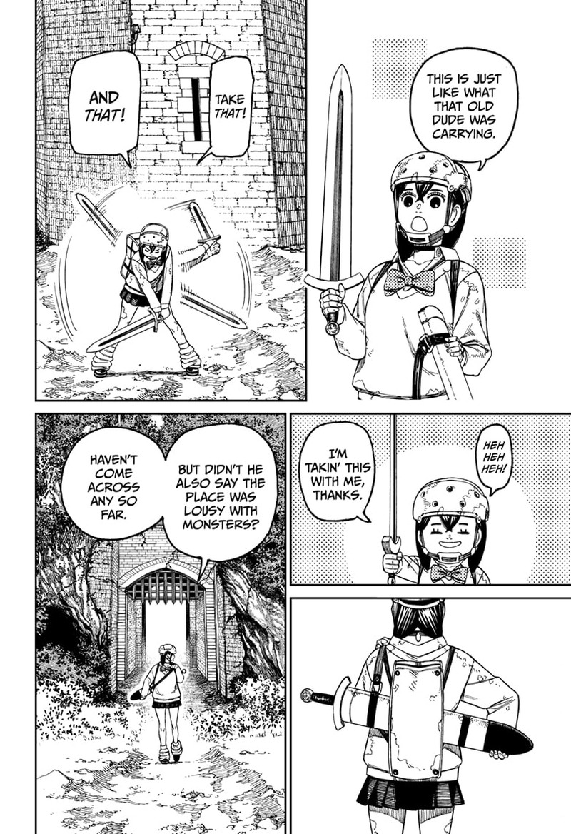 Dandadan Chapter 135 page 12 - Chapter 135: She Went and Entered It
