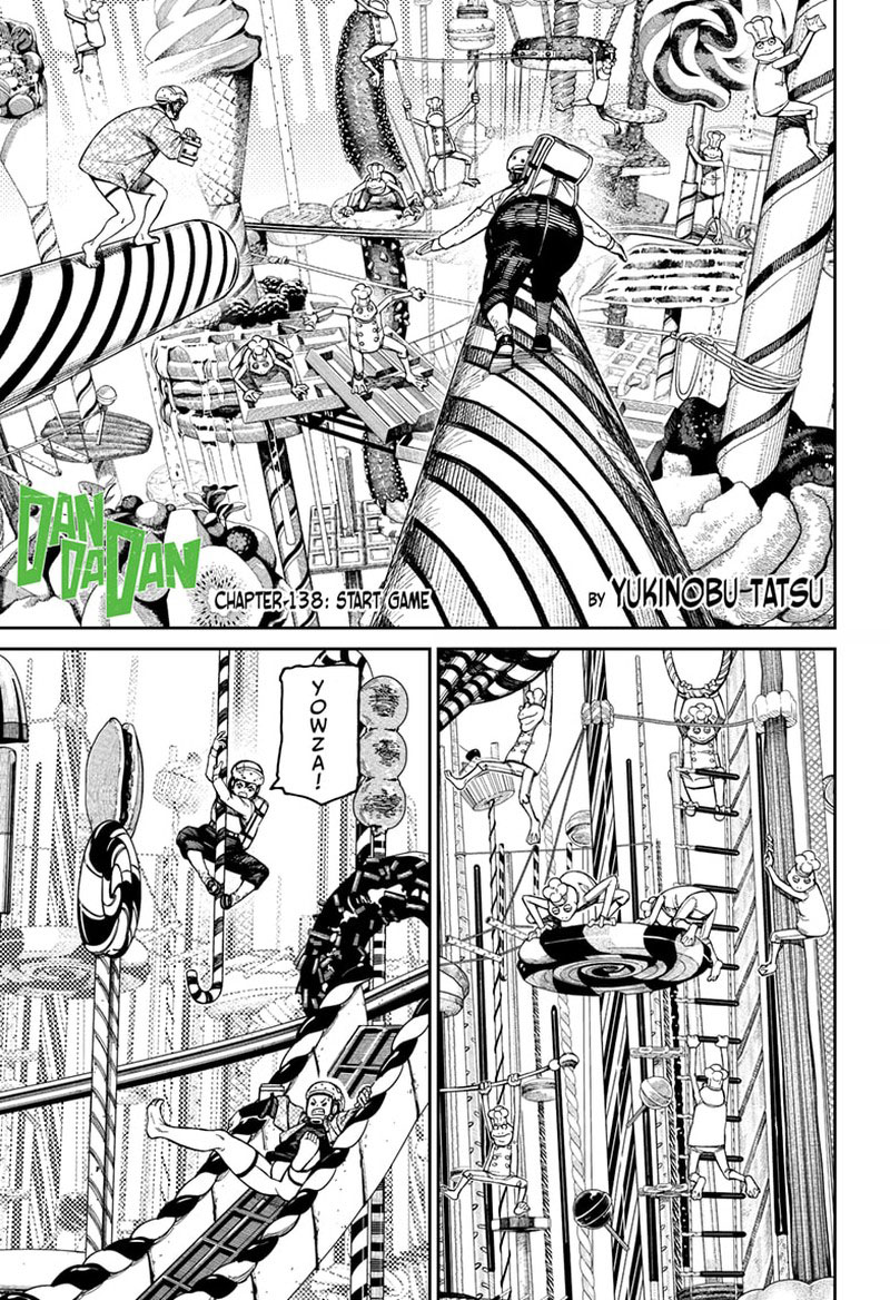 Dandadan Chapter 138 page 1 - Chapter 138: Start Game