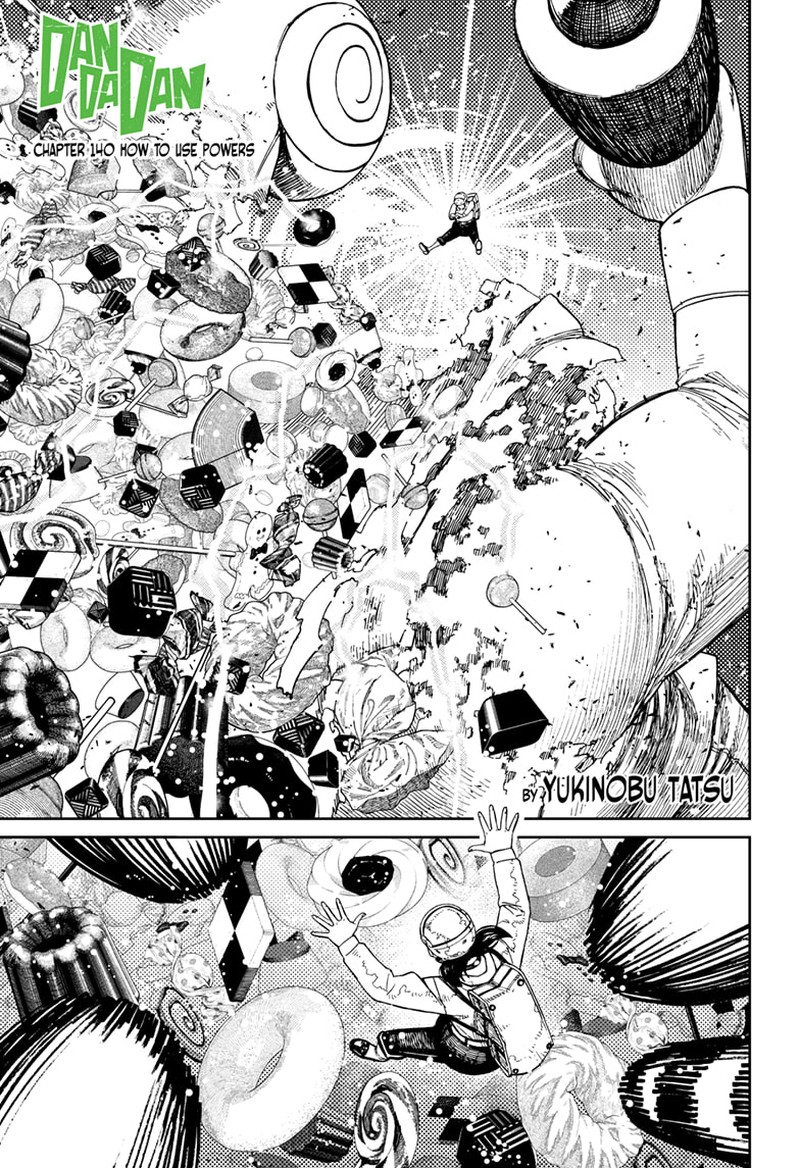 Dandadan Chapter 140 page 1 - Chapter 140: How to Use Powers